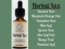 HERBAL LAX Herbal Tincture Blend / Liquid Extract / Organic Apothecary Herbs