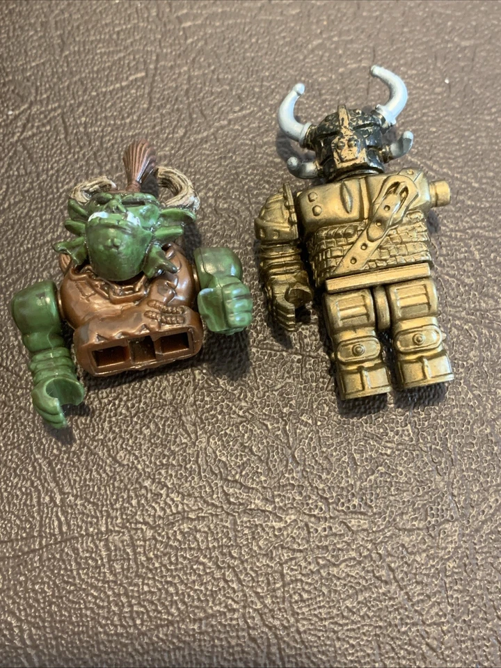 Mega Bloks Krystal Wars Knights Minifigures Lot of 10 Figures 2 For Parts - Image 3 of 3