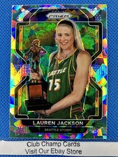2022 #30 Lauren Jackson WNBA Panini Prizm Basketball Ice Prizm Storm