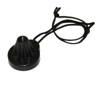 JCS Plastic First-Stage Regulator Dust Cap with O-Ring & String