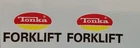 TONKA Mighty FORKLIFT 74-75 WATERSLIDE DECAL