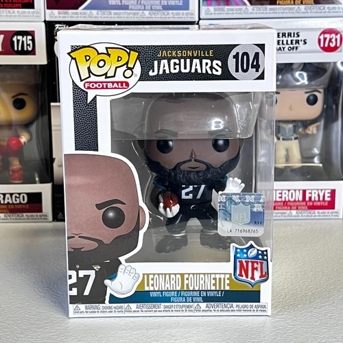 Funko Pop! NFL Jacksonville Jaguars #104 - LEONARD FOURNETTE - Vaulted NEW