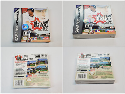 All-Star Baseball 2004 Authentic GBA Game Boy Advance Box & Manual
