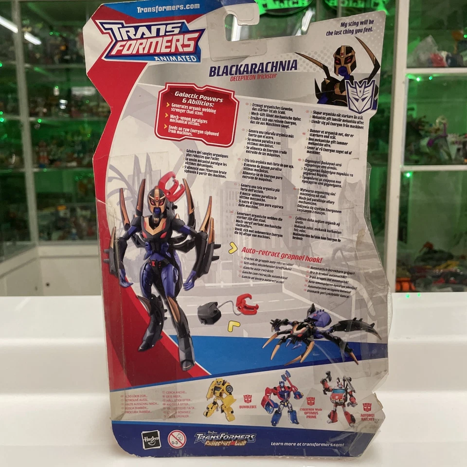 Transformers Hasbro ANIMATED Serie Decepticon Blackarachnia - Immagine 3 di 4