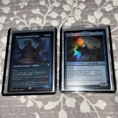 MTG Blue Mono Commander (Time Warp.Foil.) Scry n Eyes Shapeshifter Counter Thief