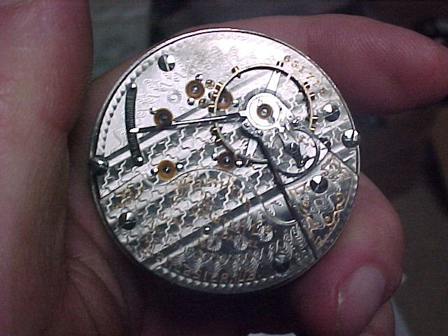 Hamilton 18S 21J Grade 940 Open Face Lever Set Nickel Movement