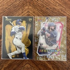 2025 Bowman’s Best Baseball Lot Autos/Numbered cards & Inserts Over 200 Cards