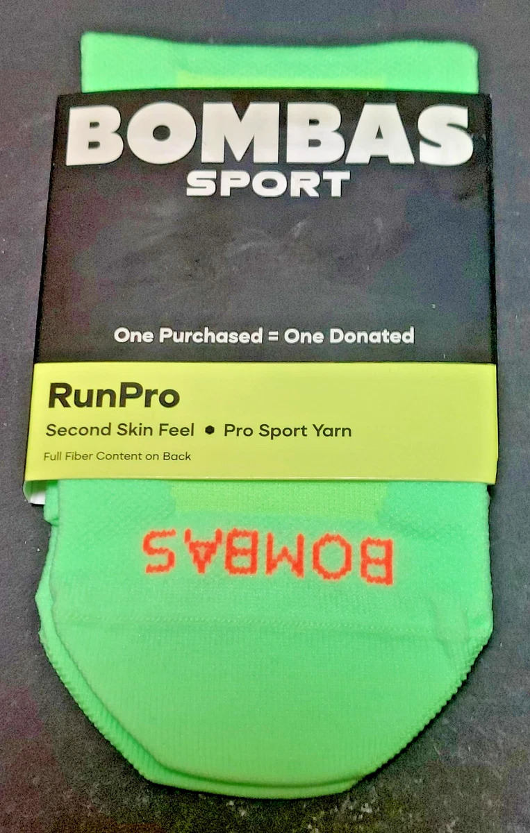Bombas Sport / RunPro / Calcetines Cuarto / Ultra Ligeros / Neón Lima / Medianos