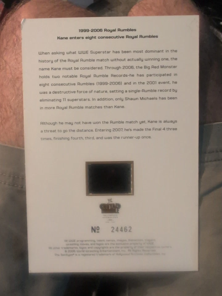 Royal Rumble Kane & Rick Flare Film Anthology 2 individual - Image 2 of 4