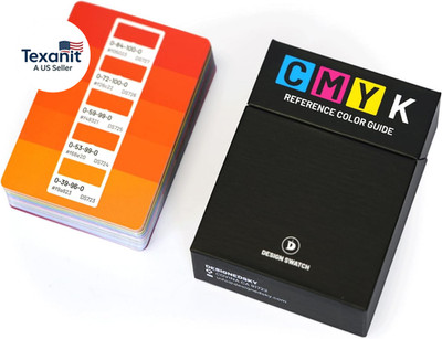 Design Swatch a CMYK and Pastels Color Reference Guide with 50 Cards and 300 Des
