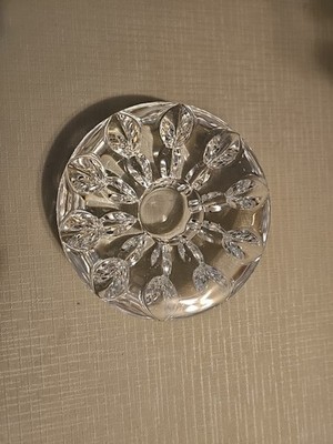 Miller Rogaska Lead Crystal Votive Candleholder   Equinox Pattern RGSEQU