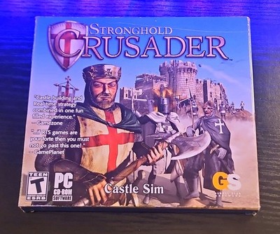 Stronghold Crusader PC CD-ROM, Castle Sim, Standalone Game