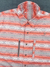 Ariat Tek Shirt Vent Tek Western Aztec Mens LT Button Down Vented Lightweight