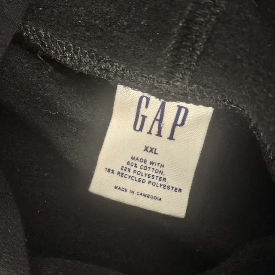 VTG Sweatshirt Hoodie Womens 2XL Stretch Heathered Black Pullover Athleisure - Image 3 of 4