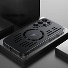 For Samsung S26 S25 Ultra S24 FE S23 Heat Dissipation Magsafe Hard PC Case Cover