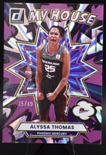2025 Panini Donruss - My House Alyssa Thomas #11 Purple Laser 35/49 SSP Mercury