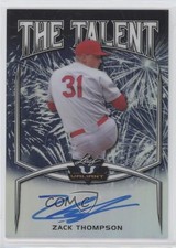 2019 Leaf Valiant The Talent Blue Prismatic 9/25 Zack Thompson #TT-ZT1 Auto 00em