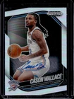 2024-25 Panini Prizm Black Cason Wallace Auto Autograph Silver Prizm #20 Thunder