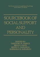 Gregory R. Pierce (U. A.) | Sourcebook Of Social Support And Personality | Buch