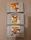 Mario Party 1, 2 & 3 - Nintendo 64 N64 Lot - Authentic, Tested and Working!