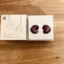 KZ ZST Dynamic Hybrid Dual Driver in-Ear Headphones, Purple, NO Mic