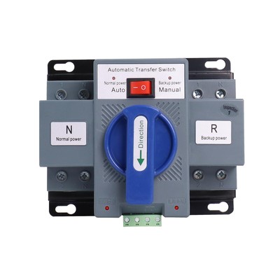 Dual Power Automatic Transfer Switch, 2P 63A 110V Dual Power Generator Change...
