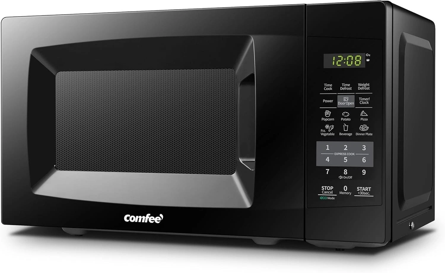 COMFEE' EM720CPL-PMB Countertop Microwave Oven W/ Sound On/Off ECO Mode & Easy
