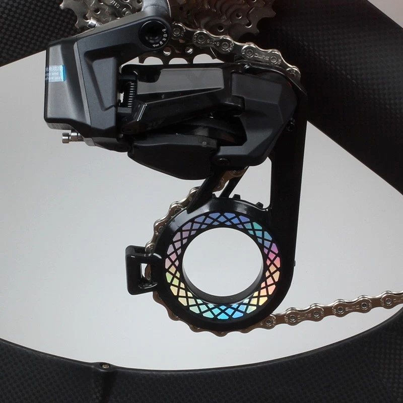 Wheeltop EDS TT rear derailleur with carbon fiber OSPW oversized pulley wheels