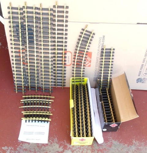 Lot of 23 Pieces Aristo-Craft G-Gauge Track 30060, 30110, 30030