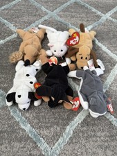 Pre-Owned McDonalds TY Teenie Beanie Babies Collectors Dogs & Cat 5