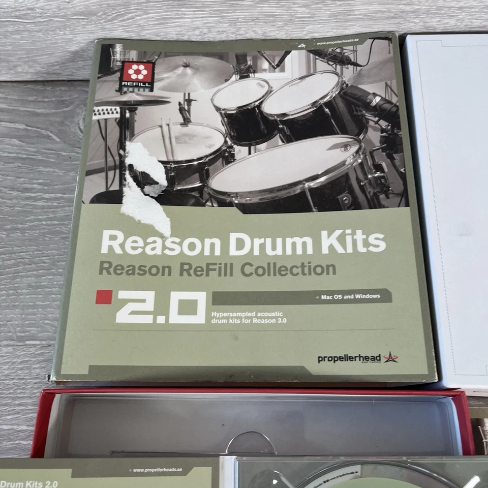 Propellerhead Reason Drum Kits 2.0 ReFill Boxed - Hypersampled mit Lizenz - Bild 4 von 4