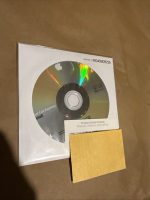 Apple Mac Install Final Cut Express v 4.0 Retail (2007) Video Editing Disk