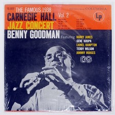 BENNY GOODMAN 1938 CARNEGIE HALL JAZZ VOL. 2 COLUMBIA CL815 US SHRINK VINYL LP