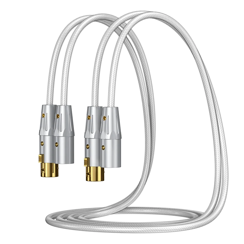 HIFI xlr Audio Cable Stereo High Purity OFC Gold Plated xlr Plug Male to Female - Image 2 of 4