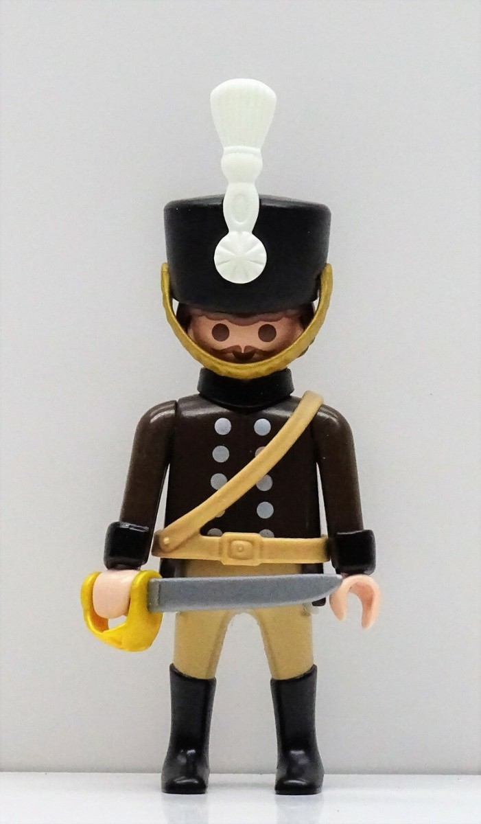 4 X Hussard Soldat Chasseur Braun Playmobil À Garde Chevalier Napoleonic Custom