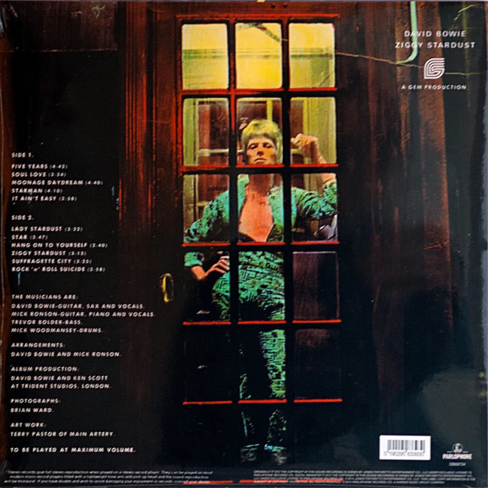 Glam Rock - David Bowie – The Rise And Fall Of Ziggy...WW 2017 Mint, Gold Vinyl - Bild 2 von 3