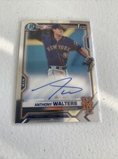 2021 Bowman Chrome Anthony Walters 1st Bowman Auto #CPA-AW RC