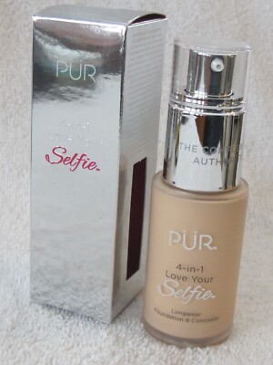 PUR- 4 In 1 Love Your Selfie Long wear Foundation And Concealer LN4 NIB