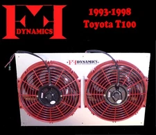 FF DYNAMICS EXTREME ELECTRIC TWIN COOLING FAN SYSTEM: TOYOTA T100 1993-1998 NEW