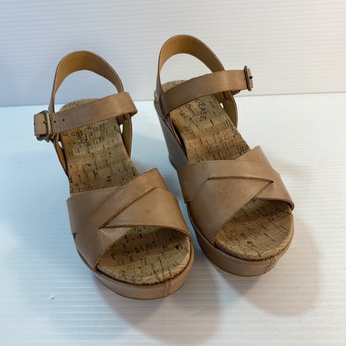 EUC Kork Ease Ava Classic Natural Vachetta Leather Women’s Size 6