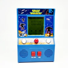 TAITO Space Invaders Handheld Electronic Arcade Game Tested Working Play & Sound