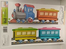 Choo Choo Train Wall Wallies REMOVEABLE WALL DECOR