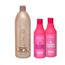 COCOCHOCO original keratin hair treatment 1000ml ceramide shampoo conditioner