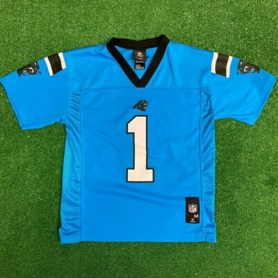NFL Team Apparel Newton 1 Panthers Kids Football Jersey | Sz MD