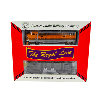 Wagon MTH Échelle O - Denver & Rio Grande Double Portes 50’ Box Car #63798 - 3 Rails