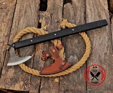24" Handmade Carbon Steel Ragnar Viking Axe Battle Hatchet Throwing Tomahawk Axe