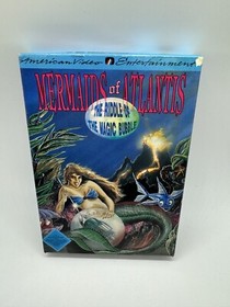 MERMAIDS OF ATLANTIS RIDDLE OF THE MAGIC BUBBLE Nintendo NES Complete CIB Rare!