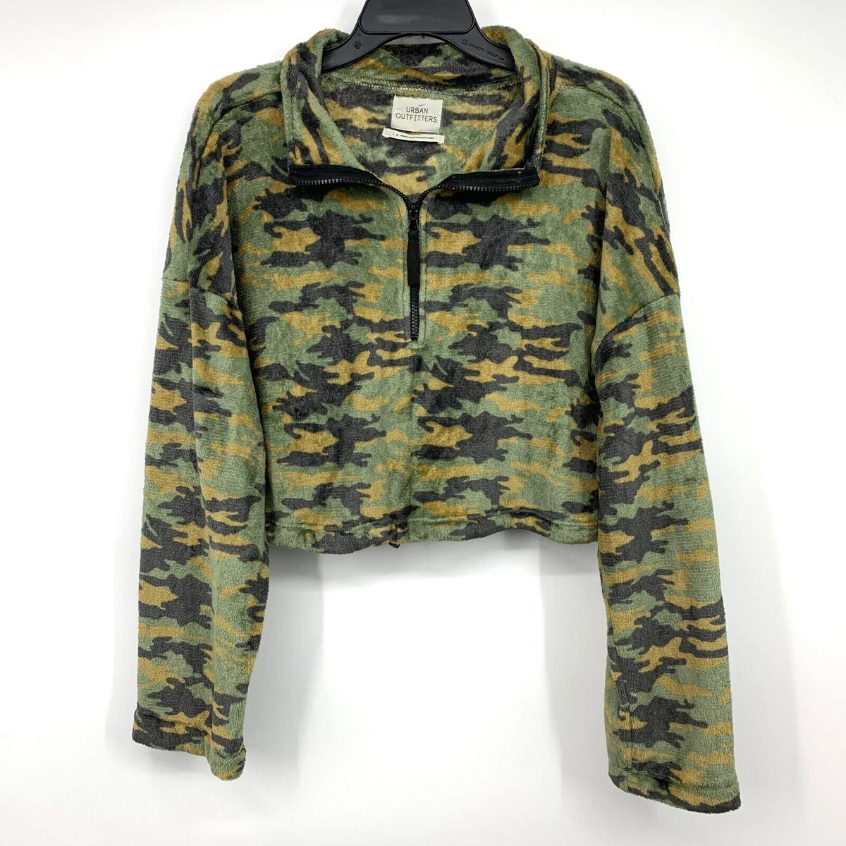 Camo crop cheap sweater