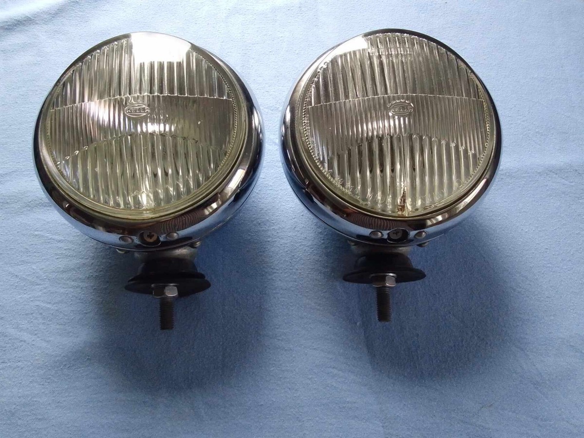 Hella chrom fog lights fog lamp Mercedes w120 ponton 220 w136 w187