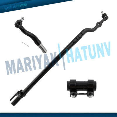 3PCS Front Outer Connecting Tie Rod Ends Kit For Ford Excursion F-250 F-350 -4WD